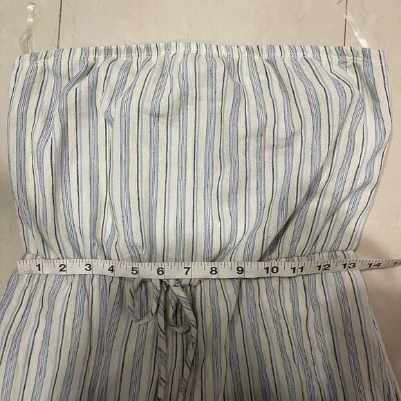 Altar’d State Linen Blend Striped Jumpsuit Size M - Picture 6 of 8